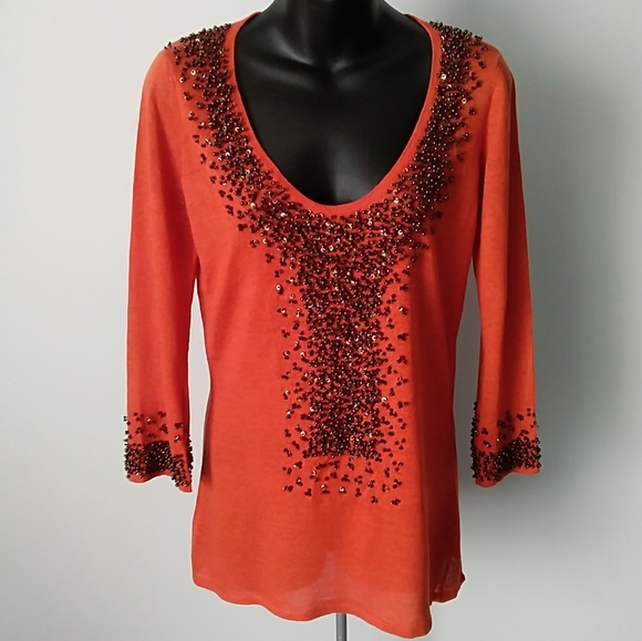 Stunning Beaded Embellishments Tunic (NWOT) - Picture 9 of 12